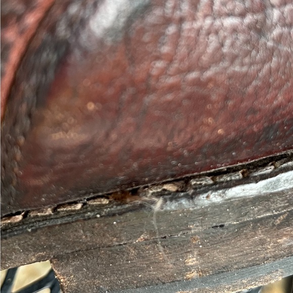 Frye Jenna Disc Short Leather Boots Brown 8 - Picture 7 of 13